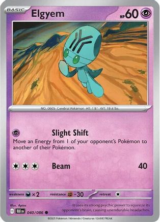 Elgyem 040/086 SV Black Bolt - Common