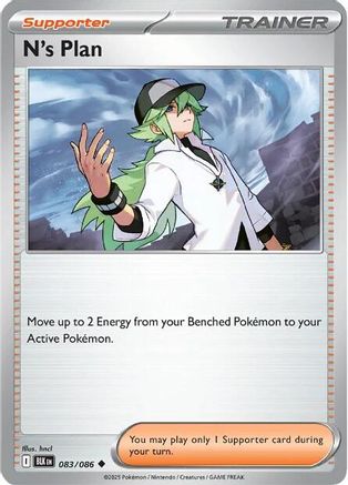N's Plan 083/086 SV Black Bolt - Uncommon