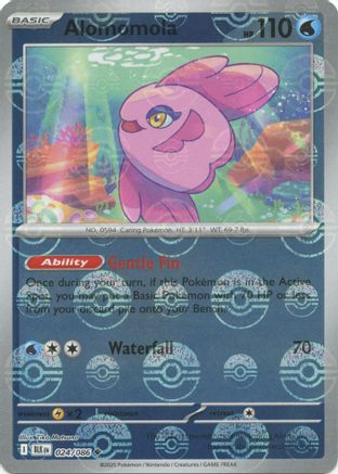 Alomomola (Poke Ball Pattern) 024/086 - Holofoil SV Black Bolt - Uncommon