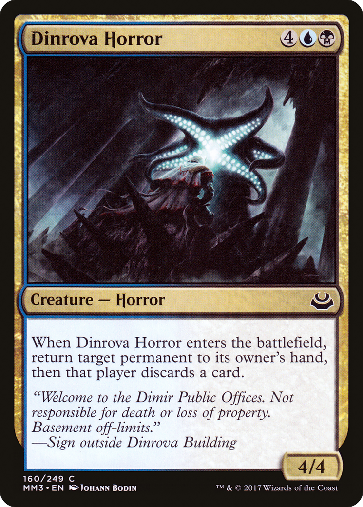 Dinrova Horror (MM3-160) - Modern Masters 2017 Foil