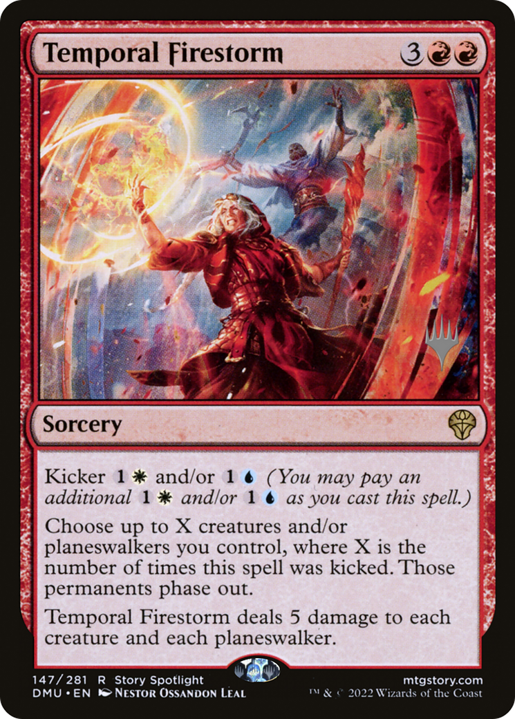 Temporal Firestorm (PPDMU-147P) - Dominaria United Promos Foil