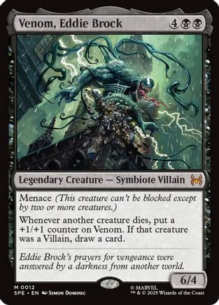 Venom, Eddie Brock (SPE, MAR-012) - Marvel's Spider-Man: Eternal-Legal Foil