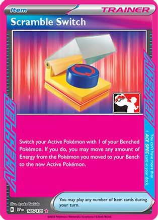 Scramble Switch 186 - Holofoil Prize Pack Series Cards - ACE SPEC Rare