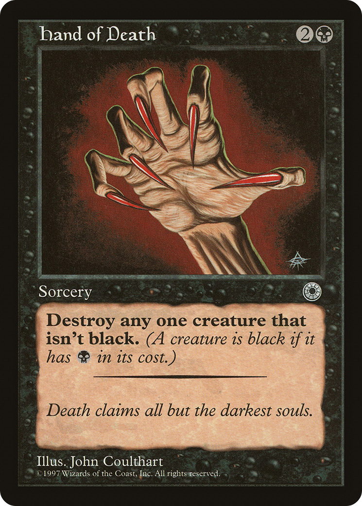 Hand of Death (Reminder Text) (POR-) - Portal