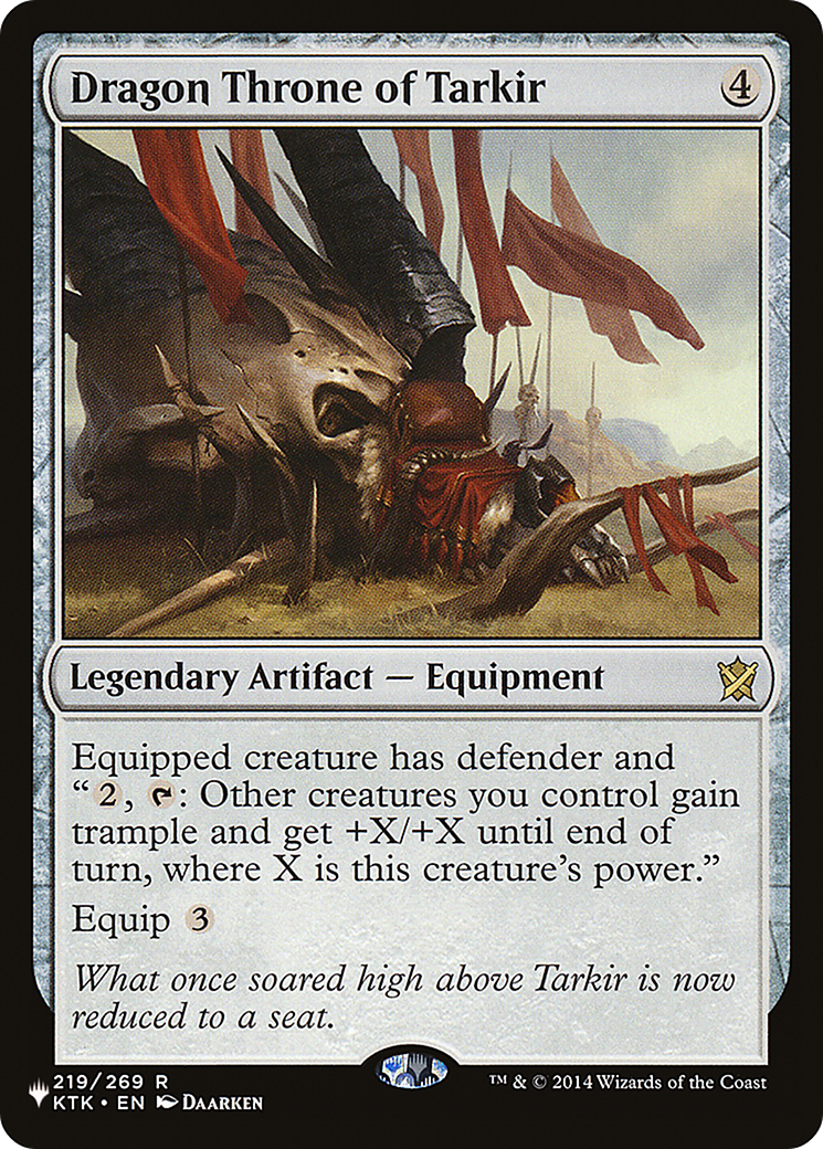 Dragon Throne of Tarkir (LIST-KTK-219) - The List