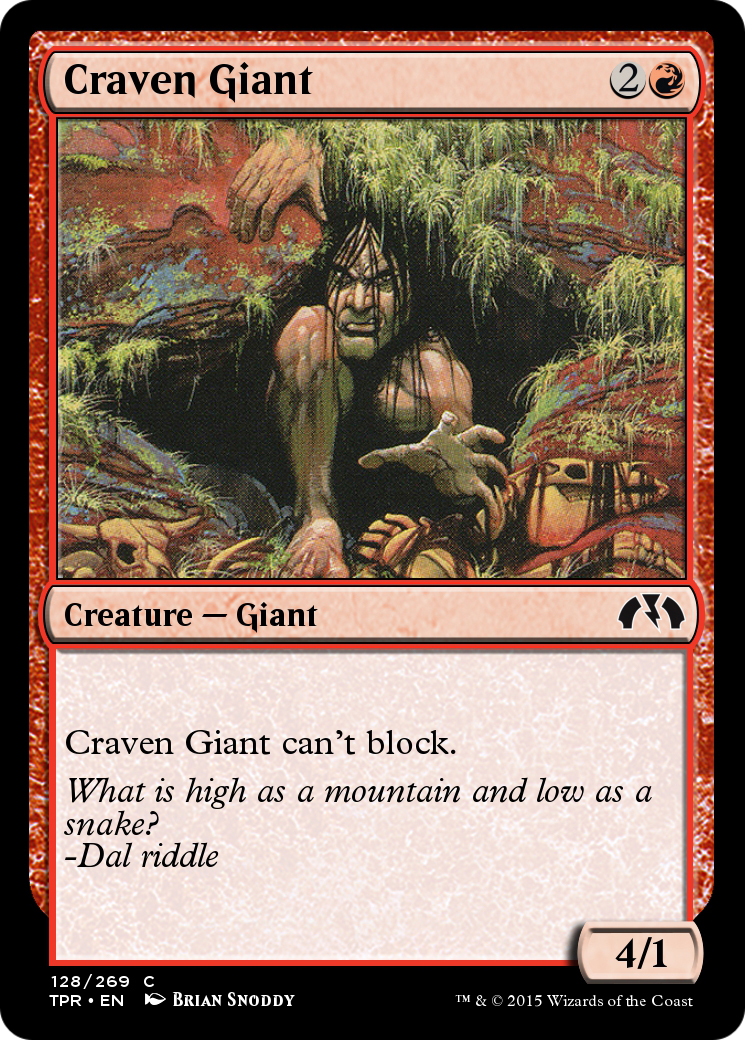 Craven Giant (TPR-128) - Tempest Remastered Foil