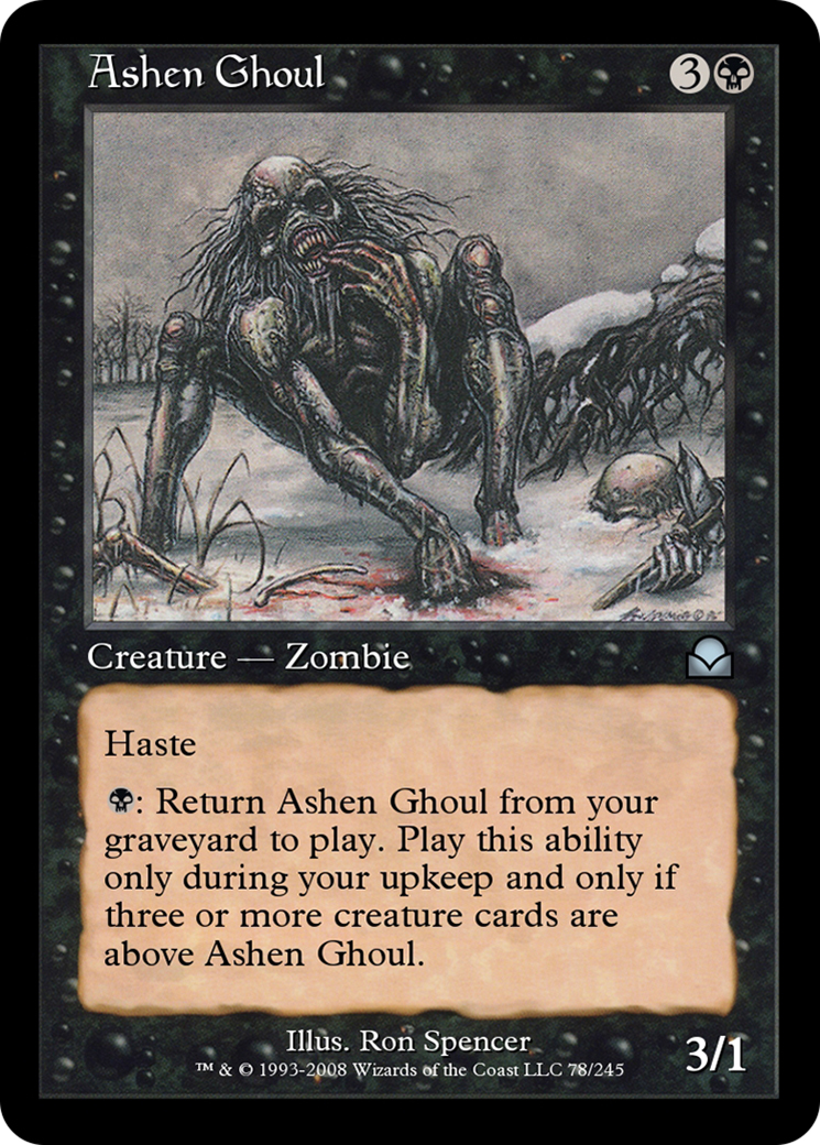 Ashen Ghoul (ME2-078) - Masters Edition II Foil