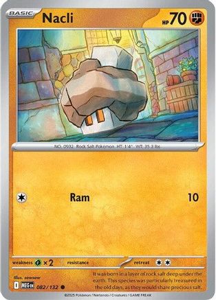 Nacli 082 - Reverse Holofoil ME01 Mega Evolution - Common