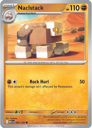 Naclstack 083 - Reverse Holofoil ME01 Mega Evolution - Common