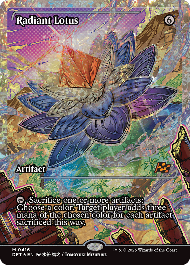 Radiant Lotus (DFT-416) - Aetherdrift: (Showcase) Foil