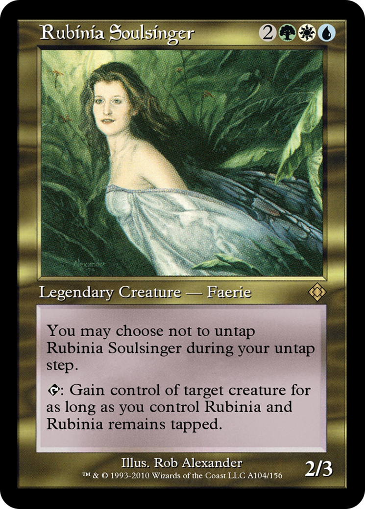 Rubinia Soulsinger (TD0-A104) - Magic Online Theme Decks