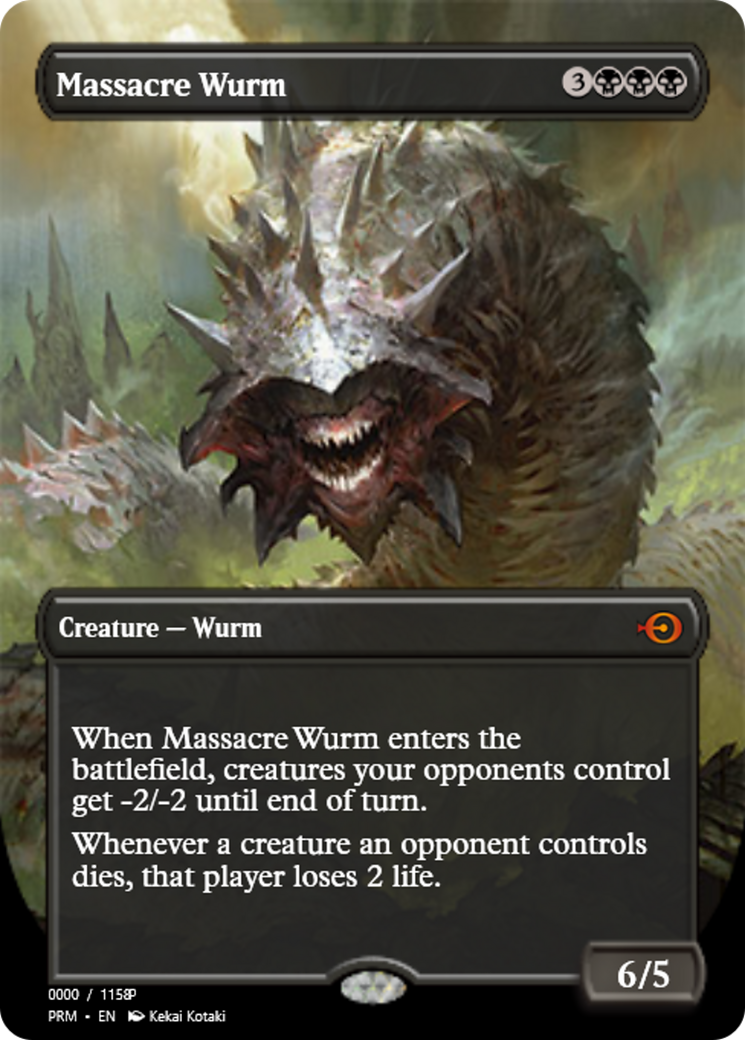 Massacre Wurm (PRM-81914) - Magic Online Promos