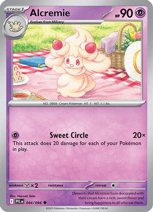 Alcremie 044/094 ME02 Phantasmal Flames - Uncommon