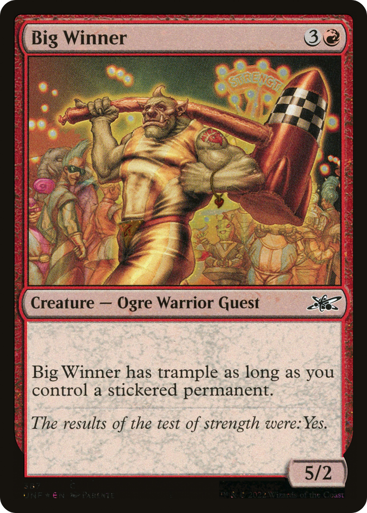Big Winner (Galaxy Foil) (UNF-387) - Unfinity Foil