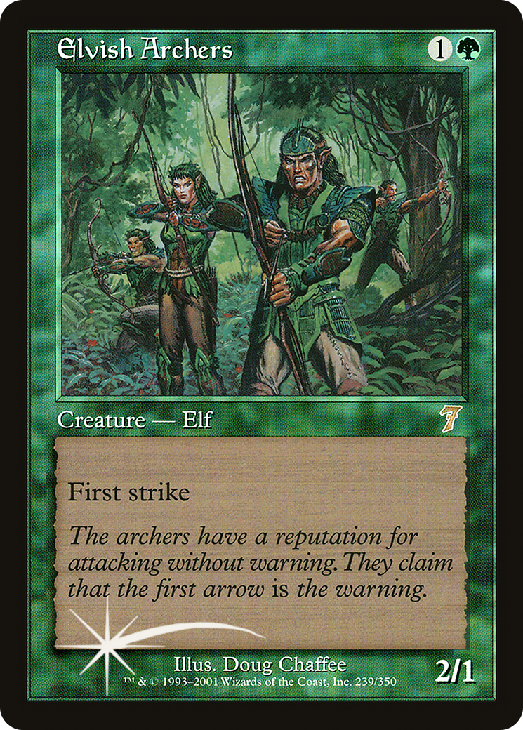 Elvish Archers (7ED-239★) - Seventh Edition Foil