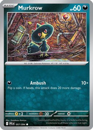 Murkrow 057/094 ME02 Phantasmal Flames - Common