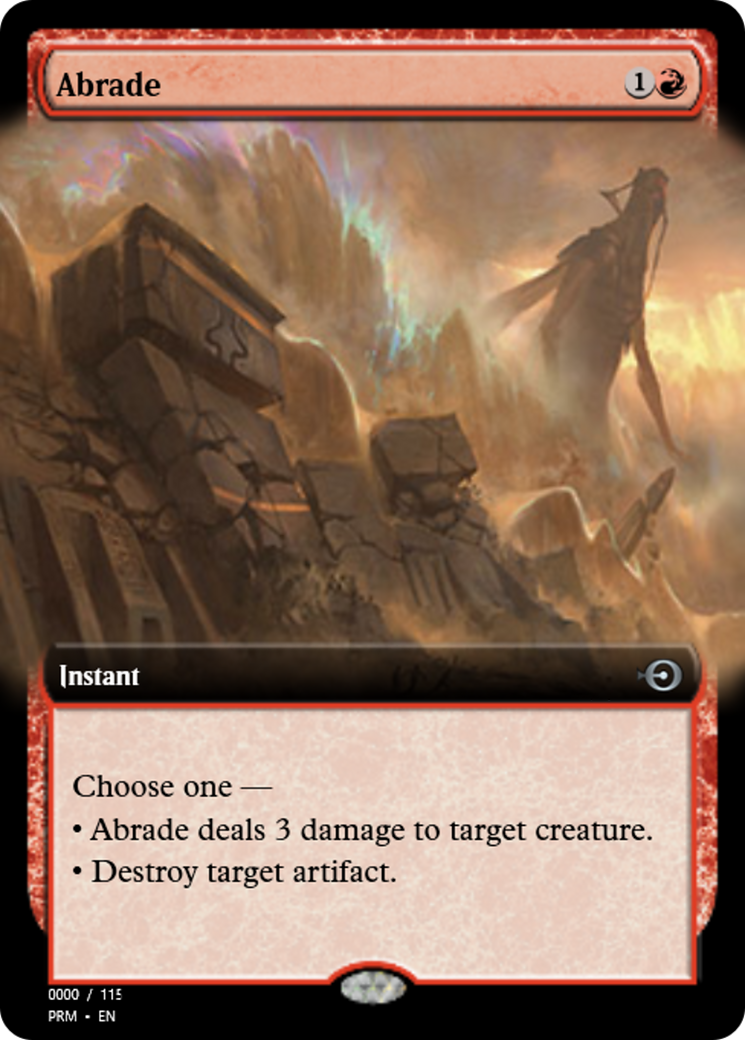 Abrade (PRM-86136) - Magic Online Promos Foil