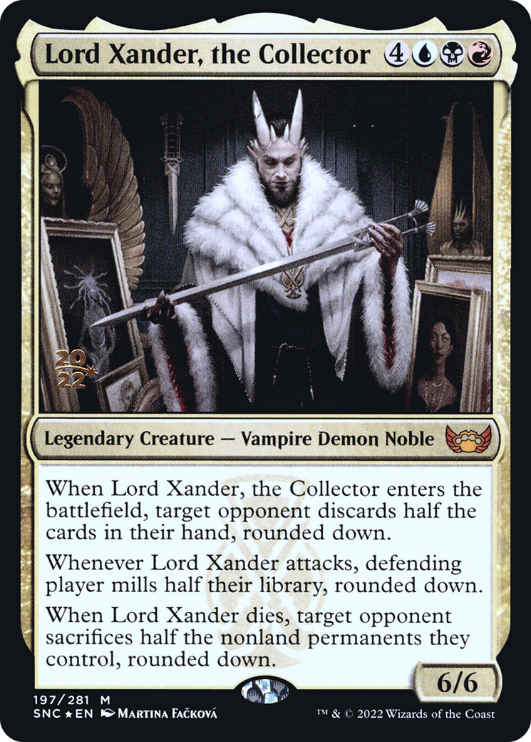 Lord Xander, the Collector (PRE-197S) - Streets of New Capenna Promos Foil