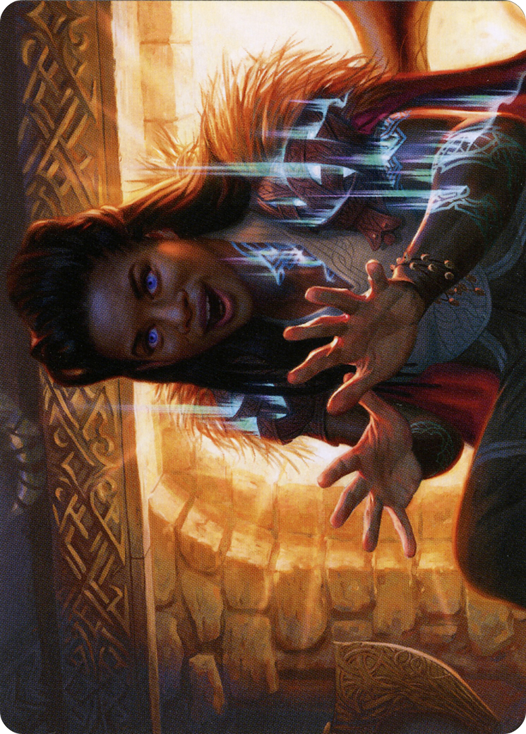 Birgi, God of Storytelling // Birgi, God of Storytelling (AKHM-031) - Kaldheim Art Series (Borderless) Foil