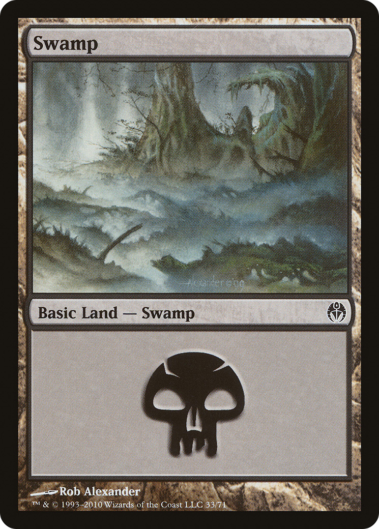 Swamp (33) (DDE-033) - Duel Decks: Phyrexia vs. the Coalition