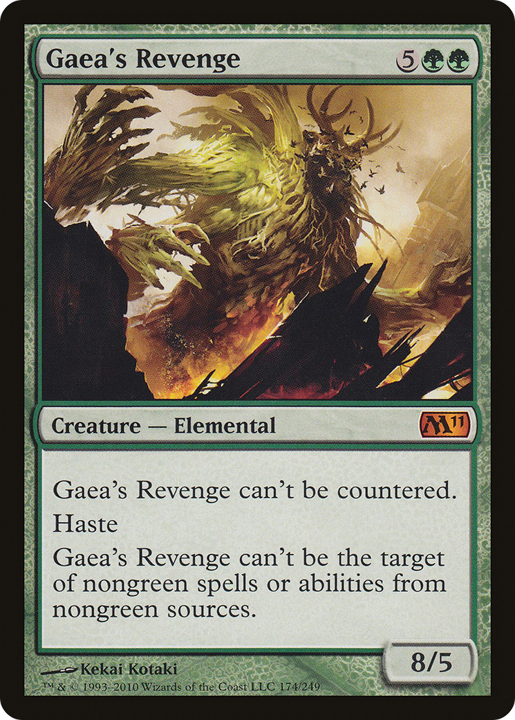Gaea's Revenge (M11-174) - Magic 2011 Foil