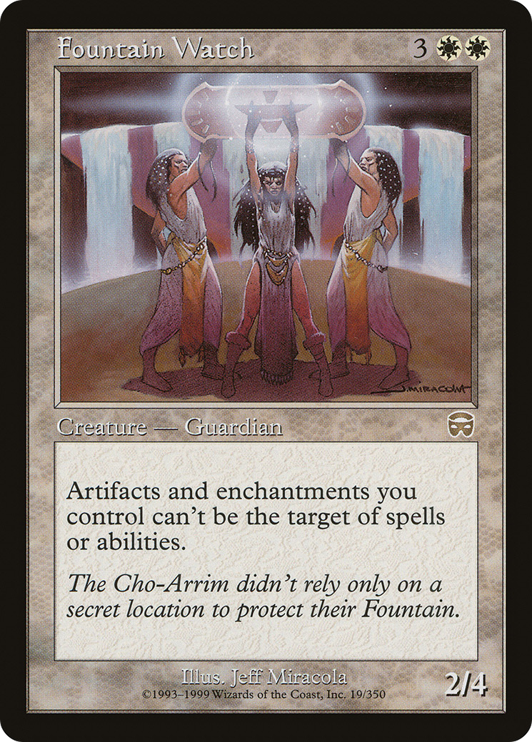Fountain Watch (MMQ-019) - Mercadian Masques