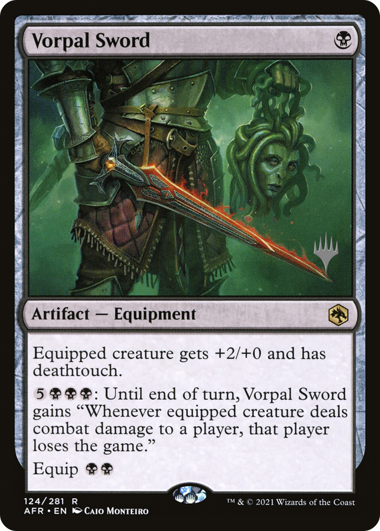 Vorpal Sword (PPAFR-124) - Adventures in the Forgotten Realms Promos