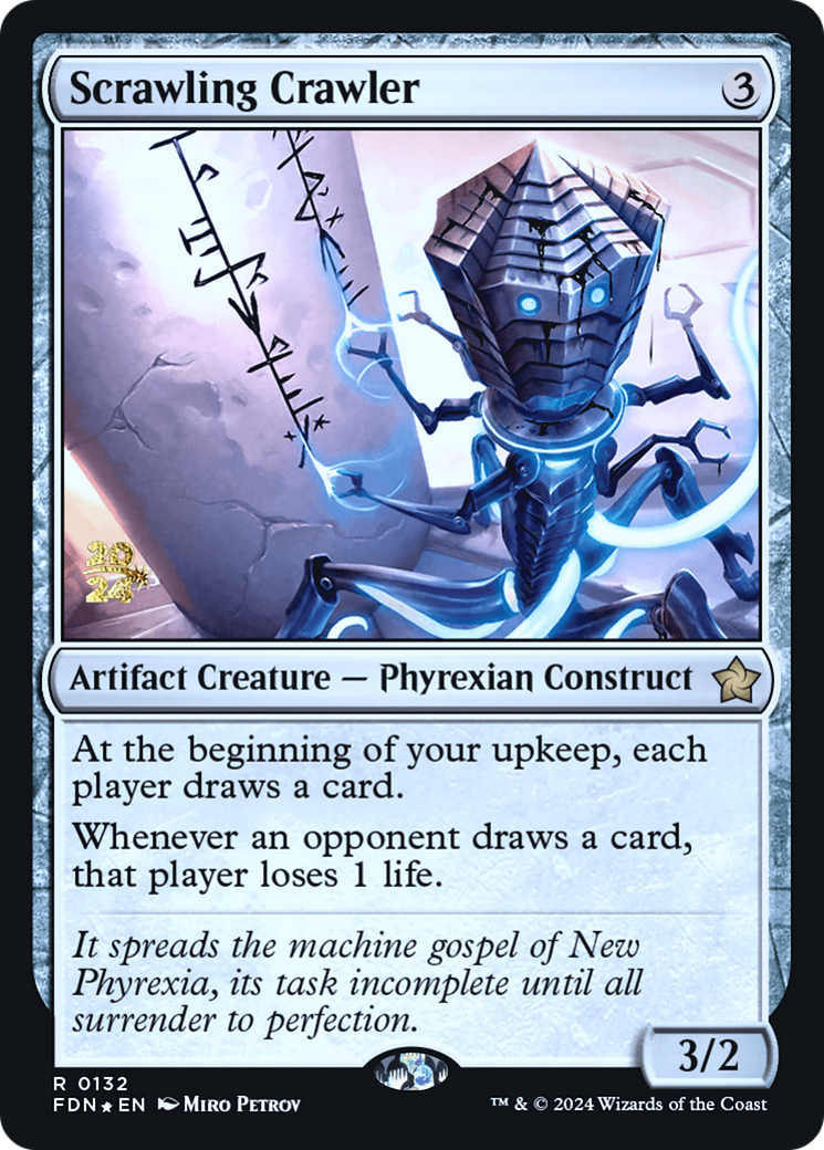 Scrawling Crawler (PRE-132S) - Foundations Promos Foil