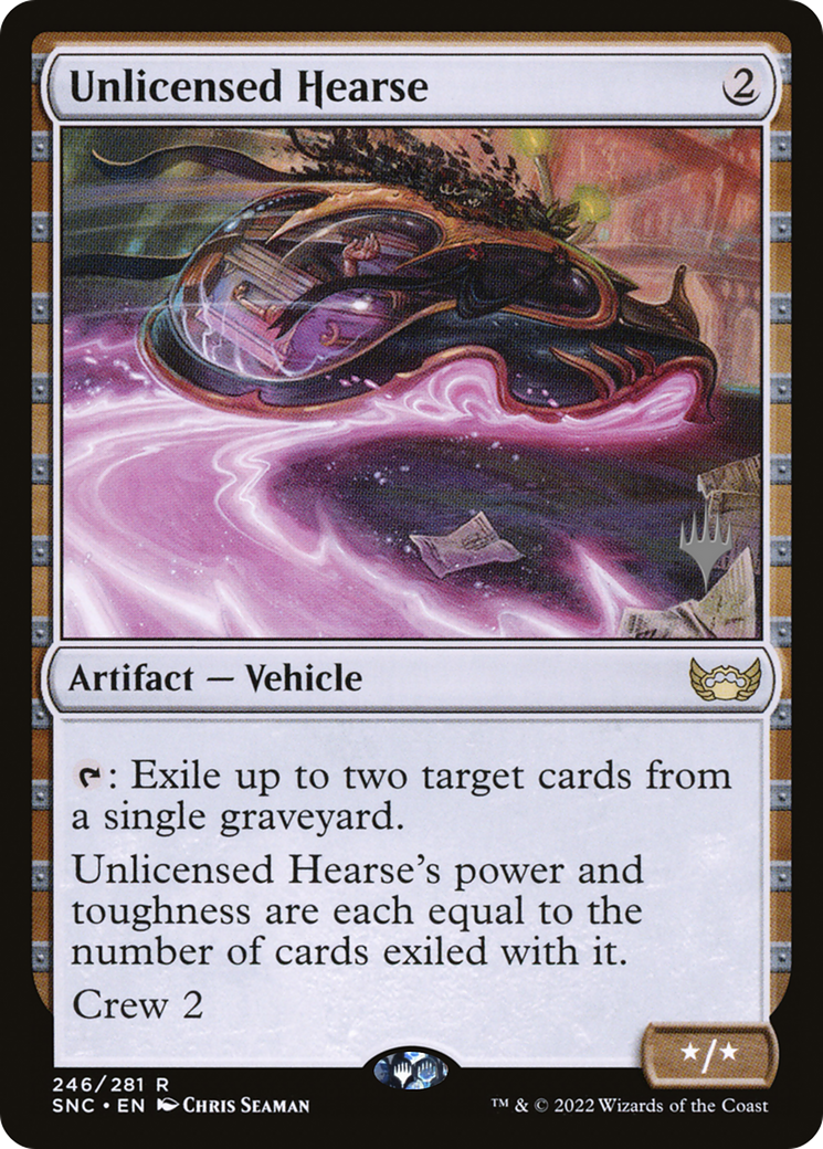 Unlicensed Hearse (PPSNC-246P) - Streets of New Capenna Promos Foil