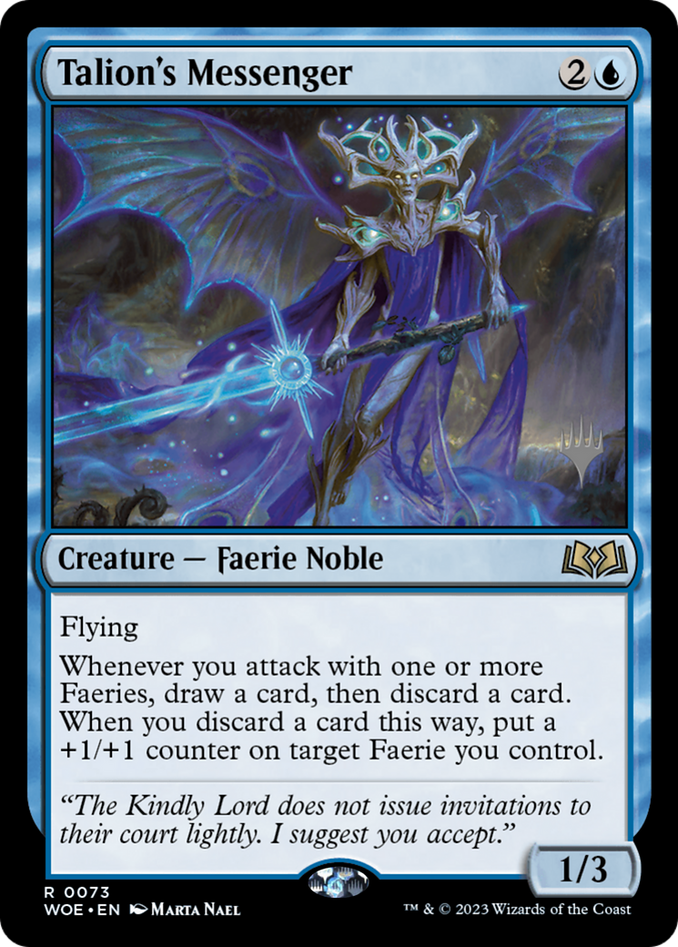 Talion's Messenger (PPWOE-73P) - Wilds of Eldraine Promos