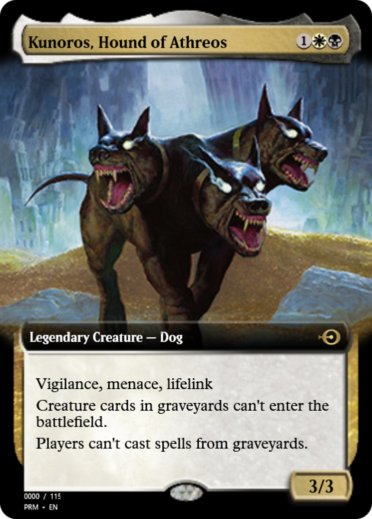 Kunoros, Hound of Athreos (PRM-79889) - Magic Online Promos Foil