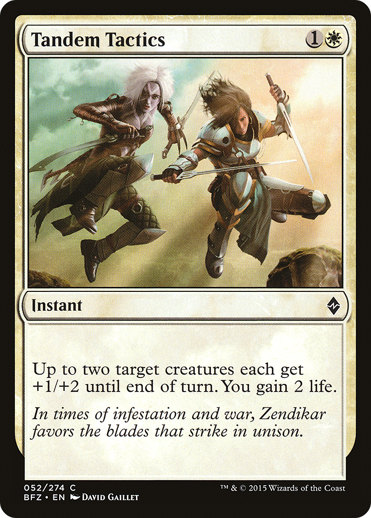 Tandem Tactics (BFZ-052) - Battle for Zendikar