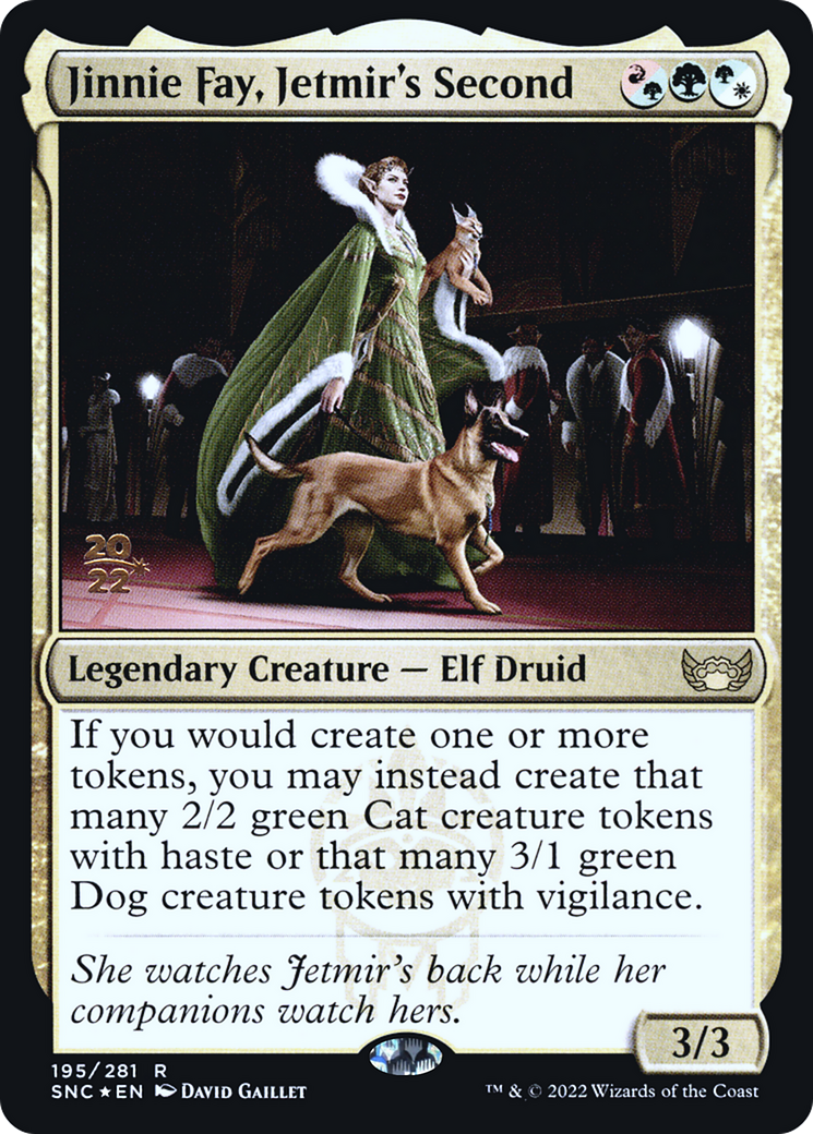 Jinnie Fay, Jetmir's Second (PRE-195S) - Streets of New Capenna Promos Foil