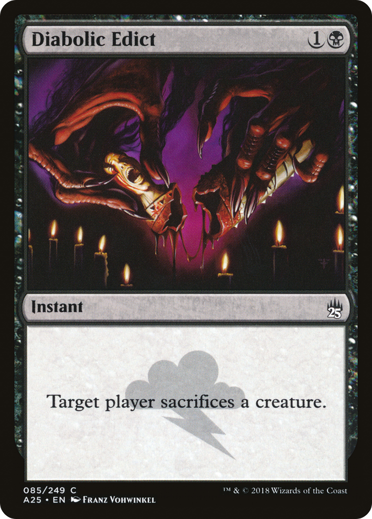 Diabolic Edict (A25-085) - Masters 25 Foil