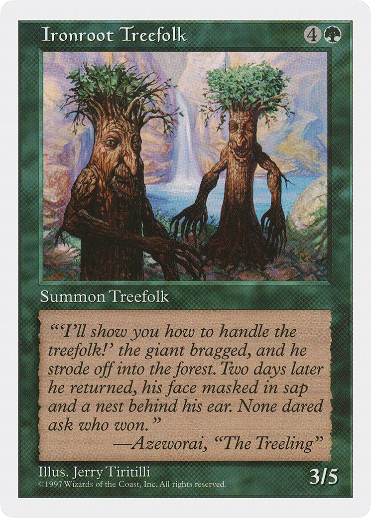 Ironroot Treefolk (5ED-) - Fifth Edition