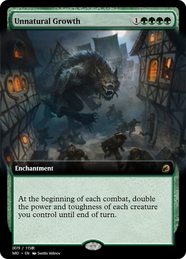 Unnatural Growth (PRM-94038) - Magic Online Promos Foil