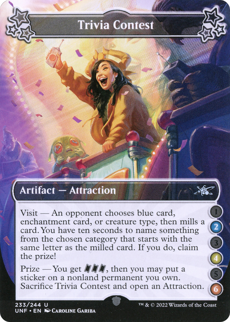 Trivia Contest (2-4-6) (UNF-233B) - Unfinity Foil