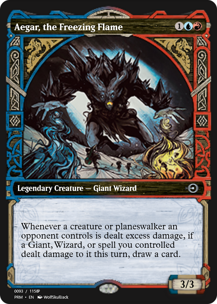 Aegar, the Freezing Flame (PRM-88386) - Magic Online Promos