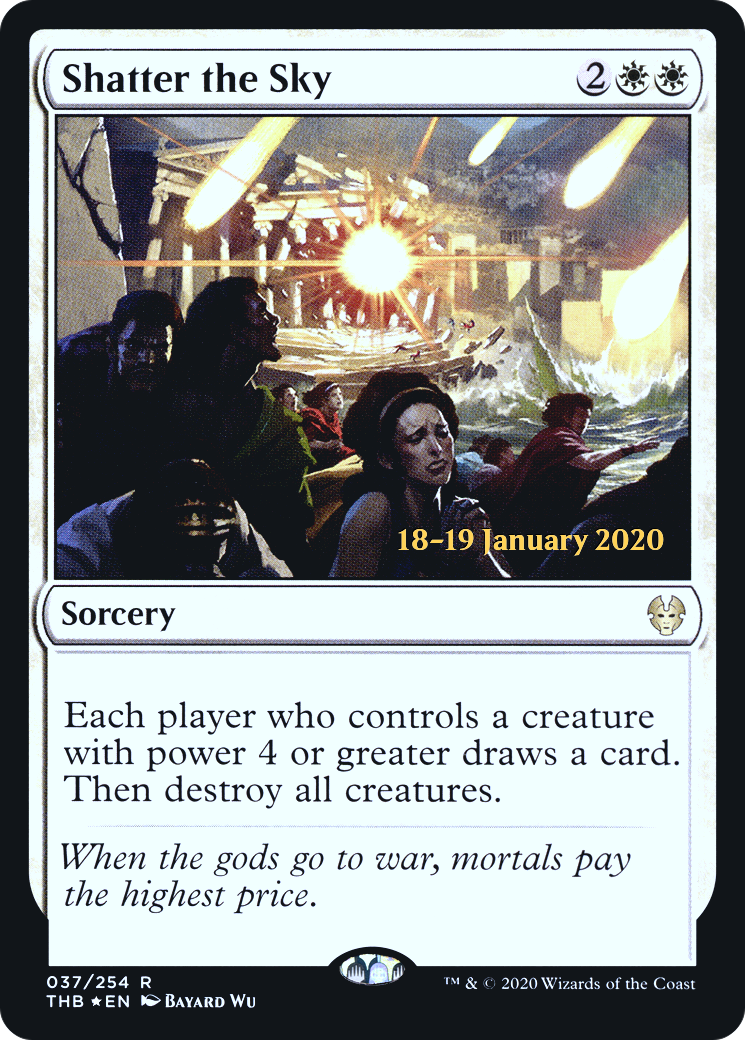 Shatter the Sky (PRE-37S) - Theros Beyond Death Promos Foil