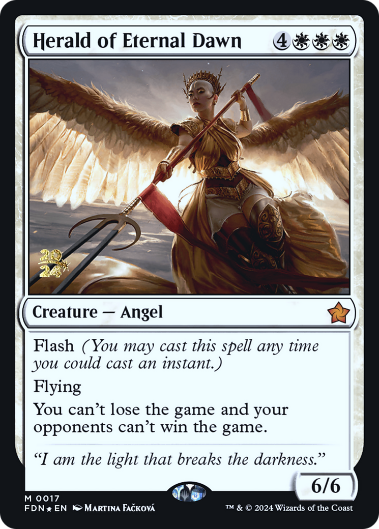 Herald of Eternal Dawn (PRE-17S) - Foundations Promos Foil