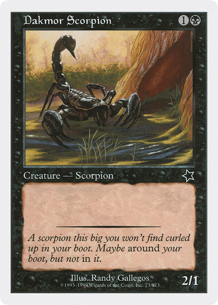 Dakmor Scorpion (S99-073) - Starter 1999