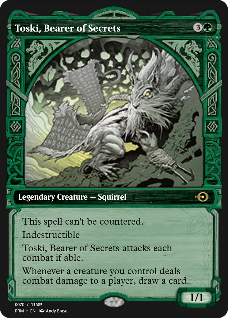 Toski, Bearer of Secrets (PRM-88340) - Magic Online Promos