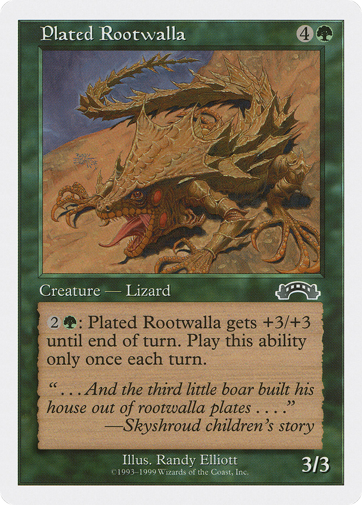 Plated Rootwalla (BRB-052) - Battle Royale Box Set