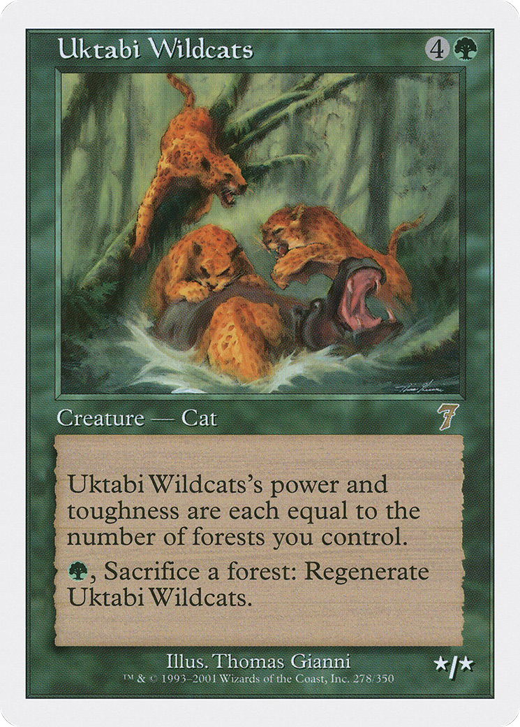 Uktabi Wildcats (7ED-278) - Seventh Edition