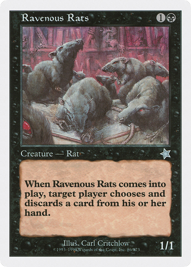 Ravenous Rats (S99-086) - Starter 1999