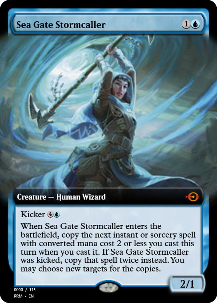 Sea Gate Stormcaller (PRM-83790) - Magic Online Promos Foil