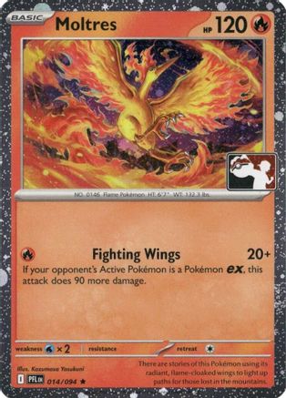 Moltres 014/094 - Holofoil Prize Pack Series Cards - Rare