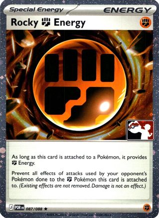 Rocky Fighting Energy 087/088 - Holofoil Prize Pack Series Cards - Rare