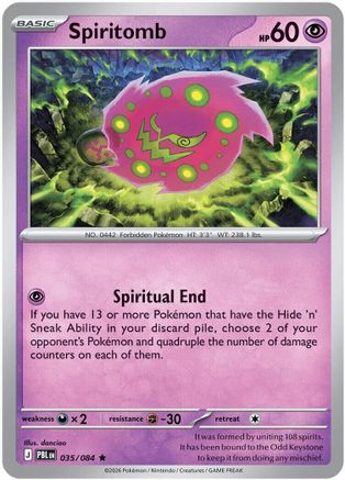 Spiritomb 035/084 Deck Exclusives - Rare