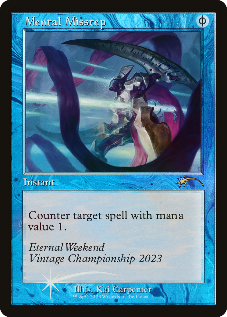 Mental Misstep (Retro Frame) (MFP-001) - Eternal Weekend Foil